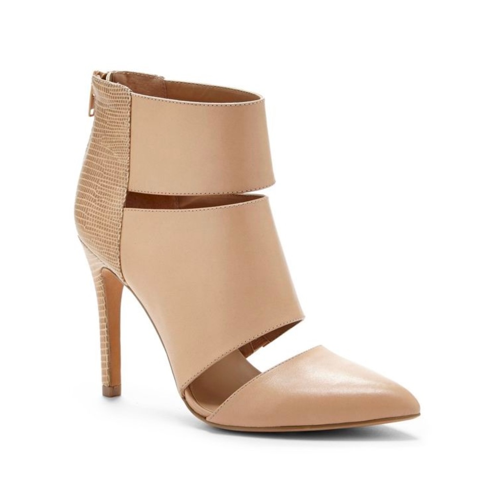 Sole Society Wynn Cutout Bootie Nude 7